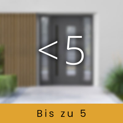 Bis zu 5 Haustüren